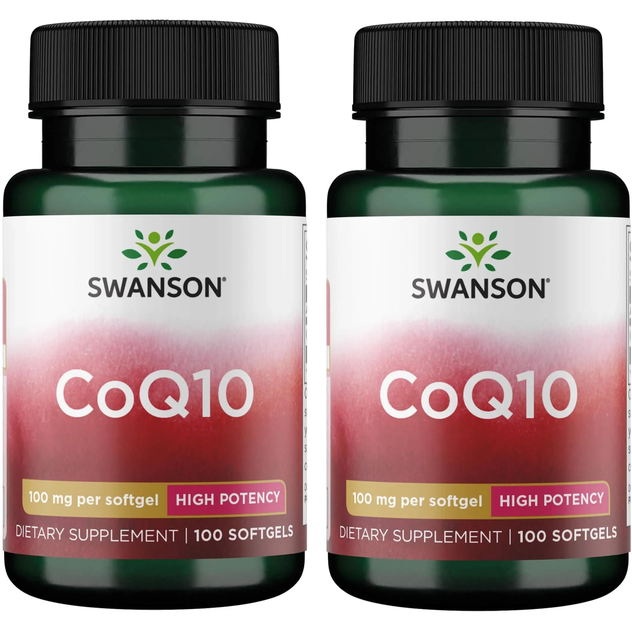 Swanson Coq10 - High Potency 100 mg 100 Sgels 2 Pack