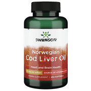 Swanson Cod Liver Oil 1250 Iu A/135 Iu D 250 Sgels