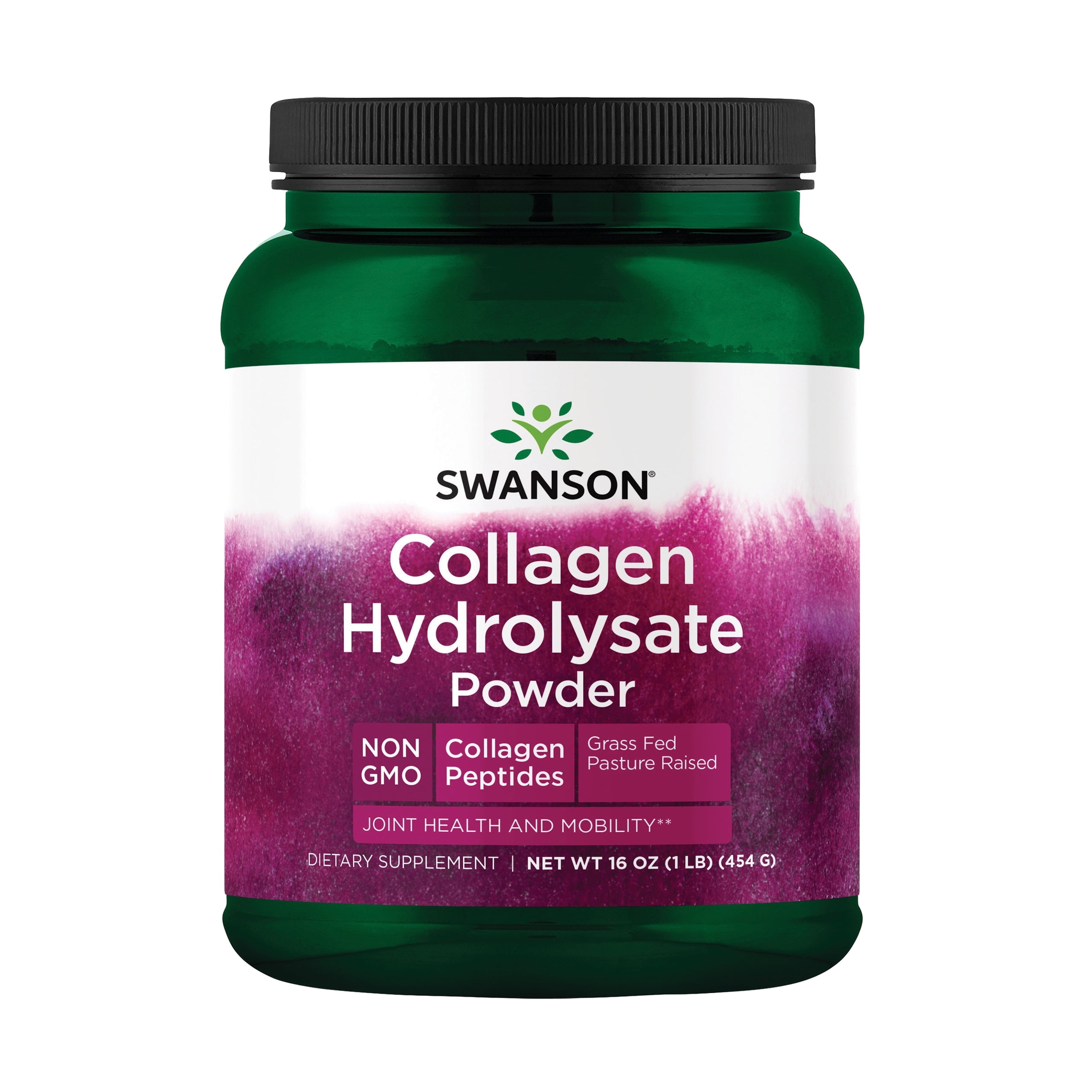 Swanson Collagen Hydrolysate Powder - Collagen Peptides 16 oz Pwdr