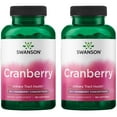 thumbnail image 1 of Swanson Cranberry 20:1 Herbal Supplement, Helps Promote Healthy Urinary Tract & Kidney Function, 180 Softgels (2-pack), 1 of 7