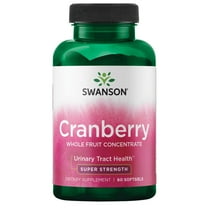 Swanson Cranberry Whole Fruit Concentrate - Super Strength 420 mg 60 Softgels
