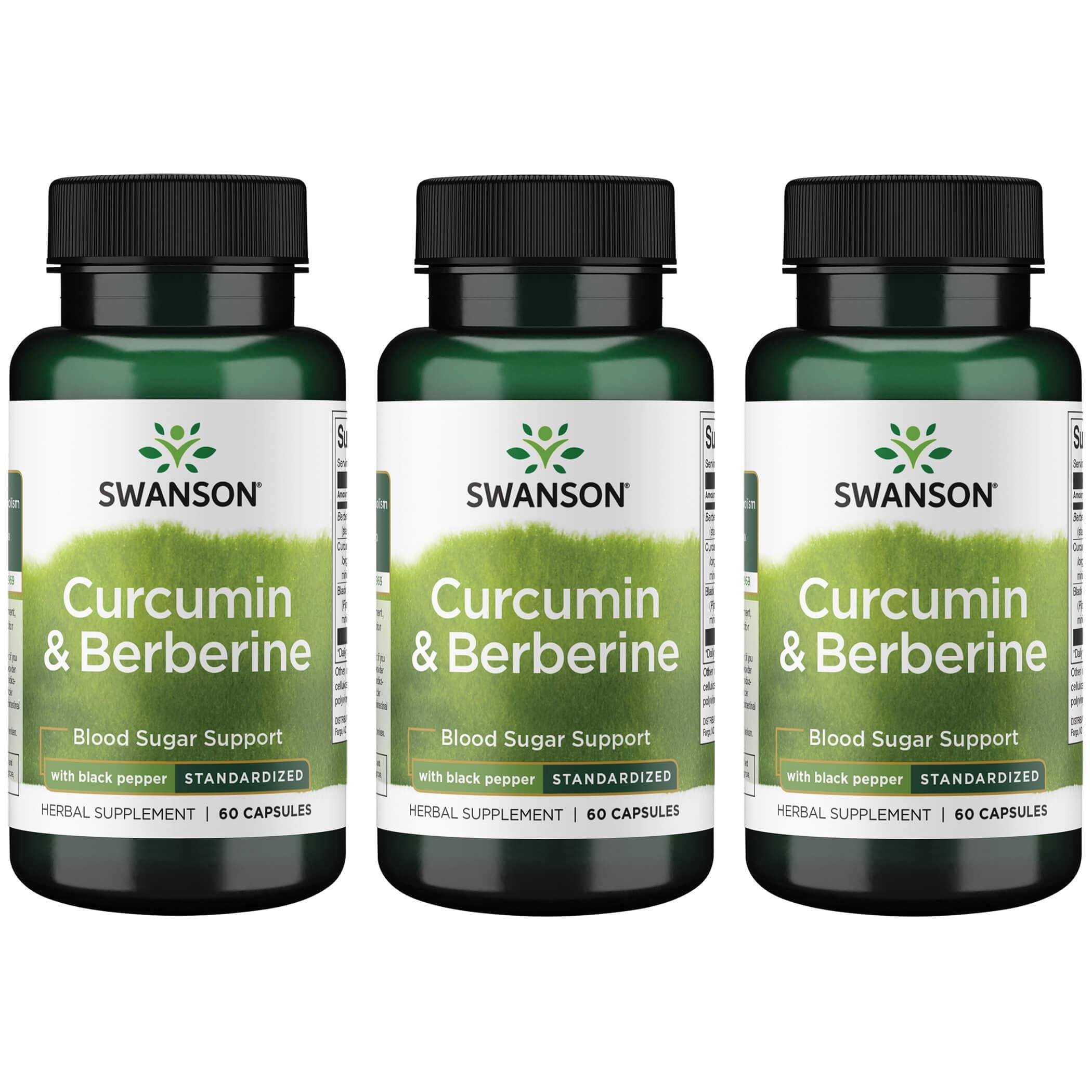 Berbérine HCL Avec Poivre Noir & Gingembre - 60 Gélules - Complément Alimentaire