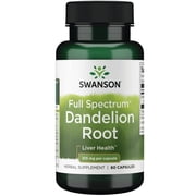 Swanson Dandelion Root 515 mg 60 Capsules