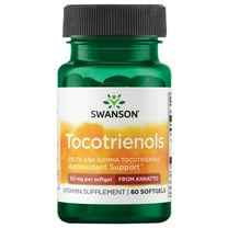 Swanson Deltagold Tocotrienols-Annatto Tocotrienols -Vitamin E Tocotrienols 99% Tocopherol Free (60 Softgels, 50mg Each)