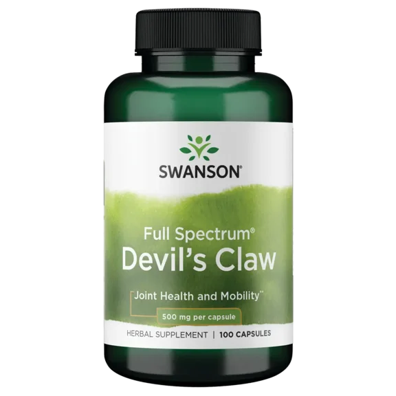 Swanson Devil's Claw 500 mg 100 Capsules