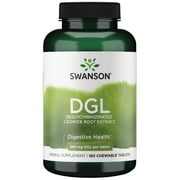 Swanson Dgl Licorice 385 mg 180 Chewable Tablets