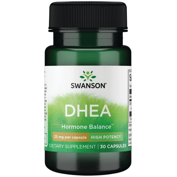 Swanson Dhea 25 mg 30 Capsules