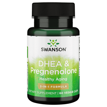 Swanson Dhea and Pregnenolone Complex 60 Veg Capsules