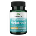 thumbnail interactive-video image 1 of Swanson Triple Strength Melatonin 10 Mg – 60 Capsules, Sleep Support, Antioxidant, Anti-Aging, NEW 1 of 2
