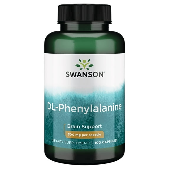 Swanson Dl-Phenylalanine 500 mg 100 Capsules