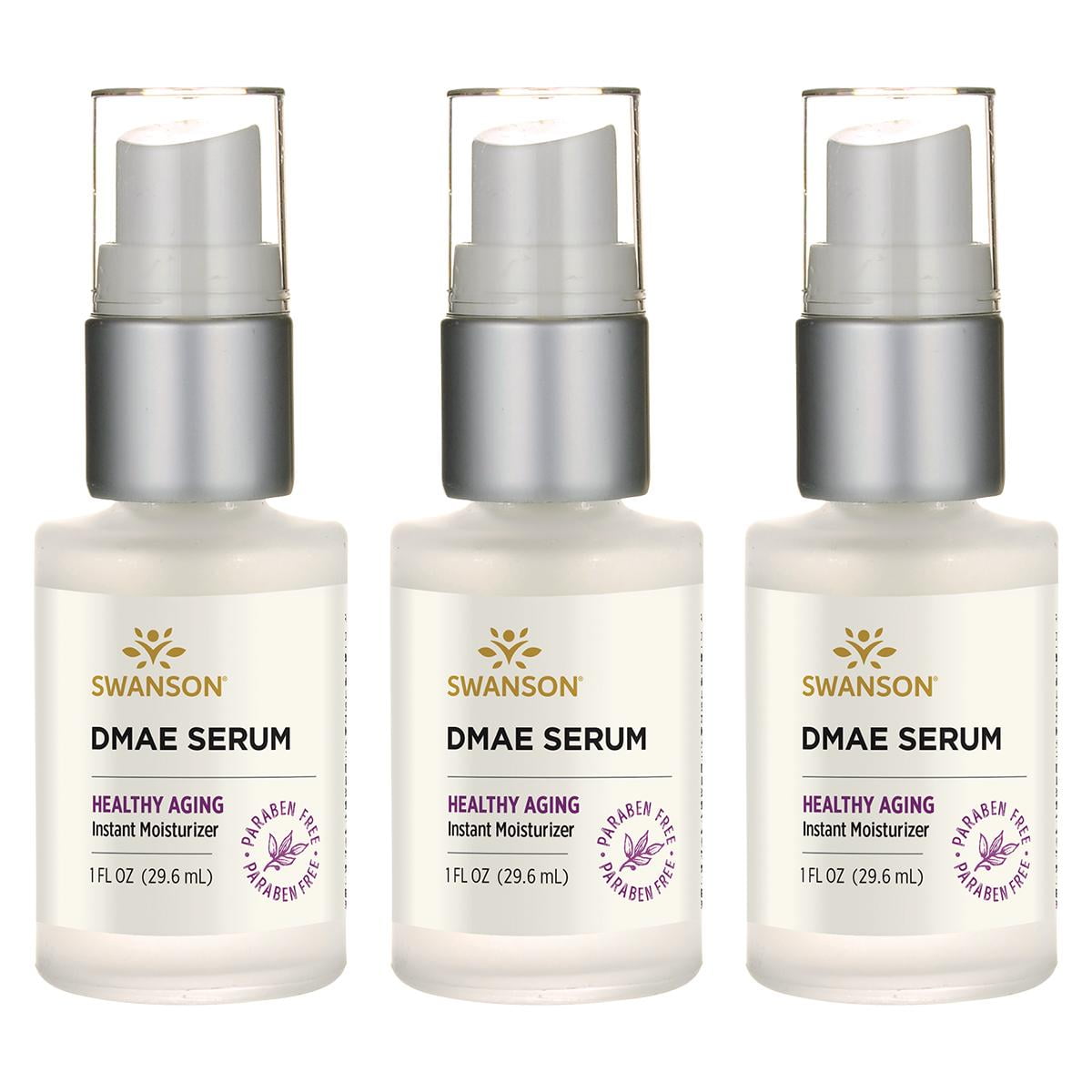 Swanson Dmae Serum 1 fl oz Serum 3 Pack