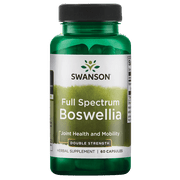 Swanson Double Strength Full Spectrum Boswellia Capsules, 800 mg, 60 Count