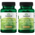 thumbnail image 1 of Swanson Ultra 16 Strain Probiotic with FOS, Digestive and Colon Health Support, 2-Pack, 1 of 7