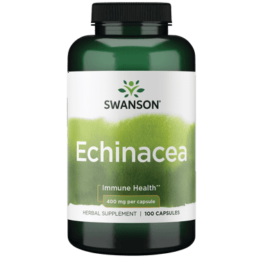 Swanson Echinacea 400 Milligrams 100 Capsules