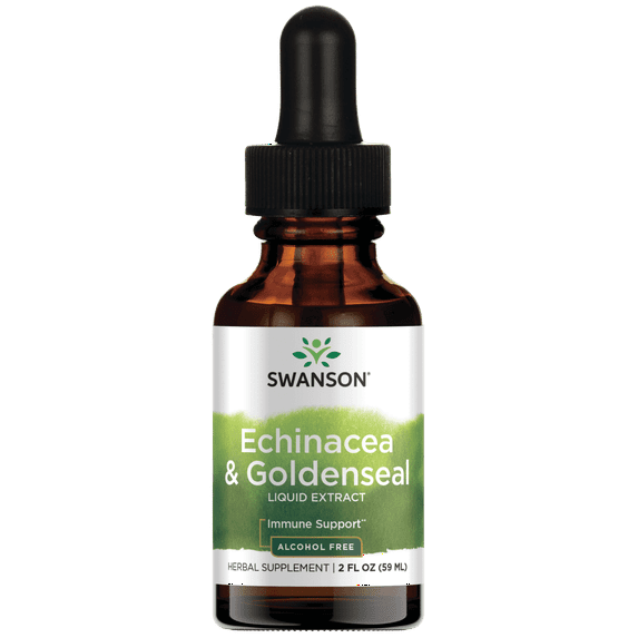 Swanson Echinacea and Goldenseal Liquid 2 fl oz Liquid