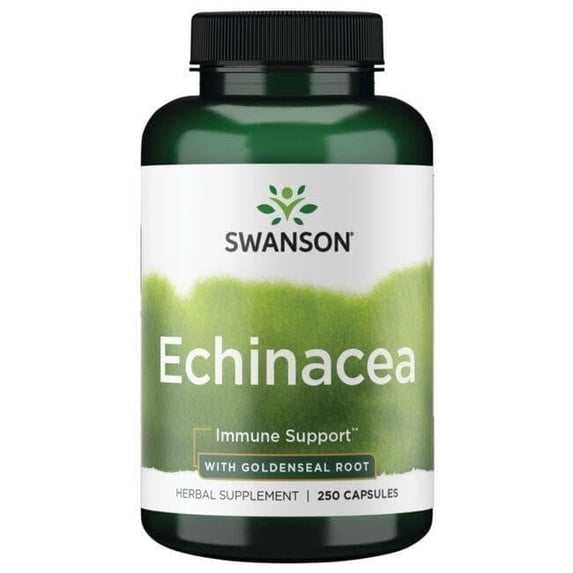 Swanson Echinacea with Goldenseal Root 250 Capsules