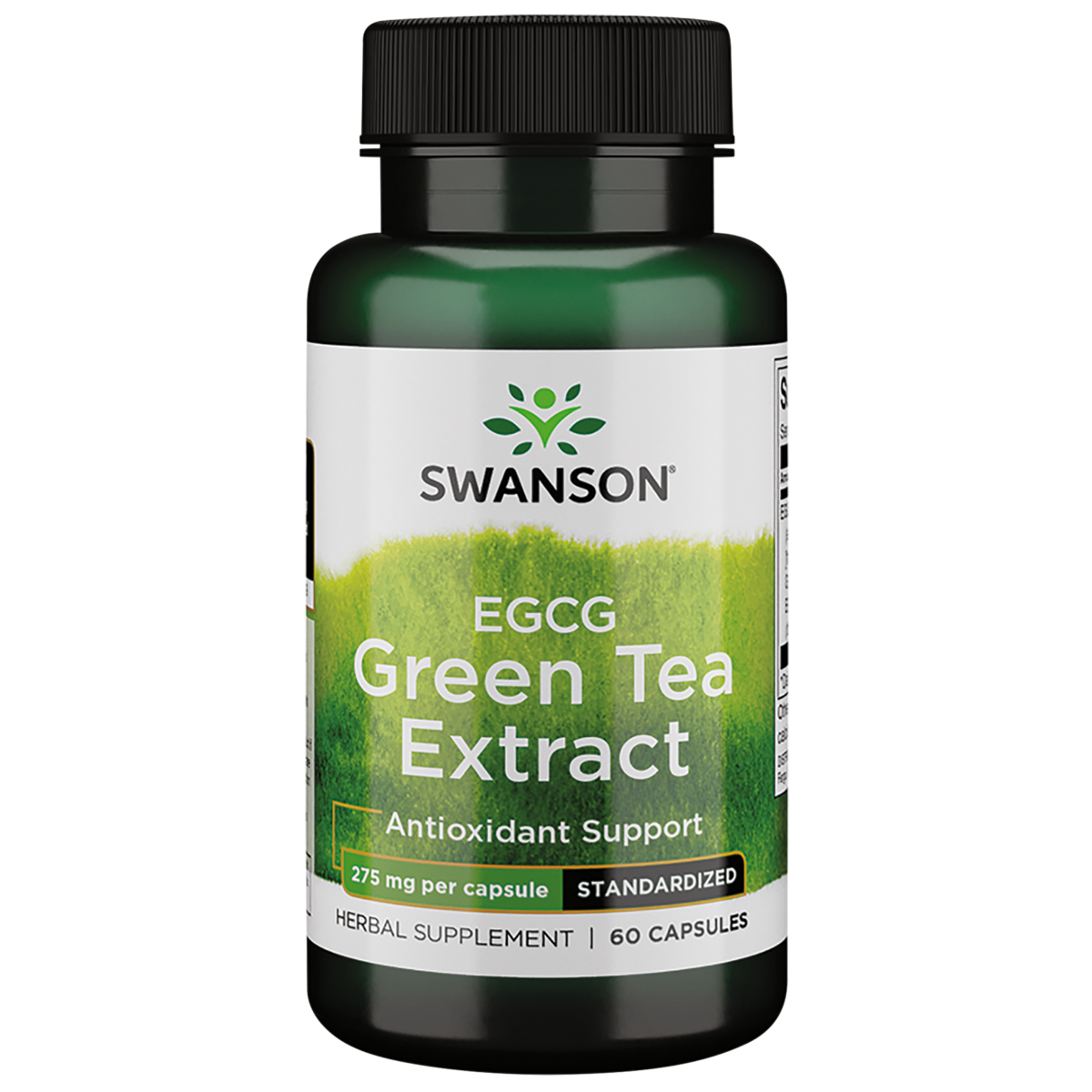 Swanson Egcg Super-Strength Green Tea 275 mg 60 Capsules - image 1 of 5