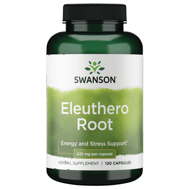 Swanson Eleuthero Root 425 mg 120 Capsules