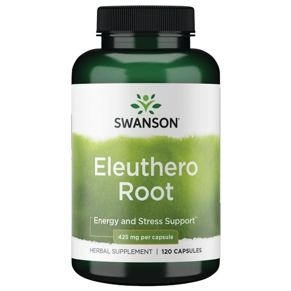 Swanson Eleuthero Root 425 mg 120 Capsules