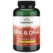 Swanson Epa and Dha - Lemon Flavor 120 Softgels