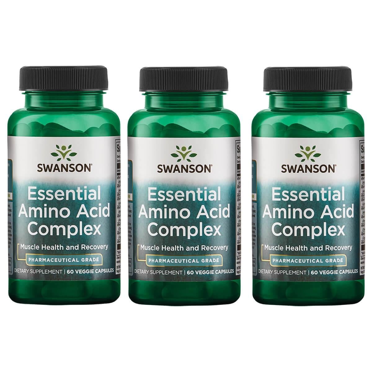 Swanson Essential Amino Acid Complex Pharmaceutical Grade 60 Vegan
