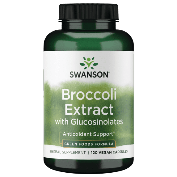 Swanson BROCCOLI W/GLUCOSINOLATES 120VEGAN C