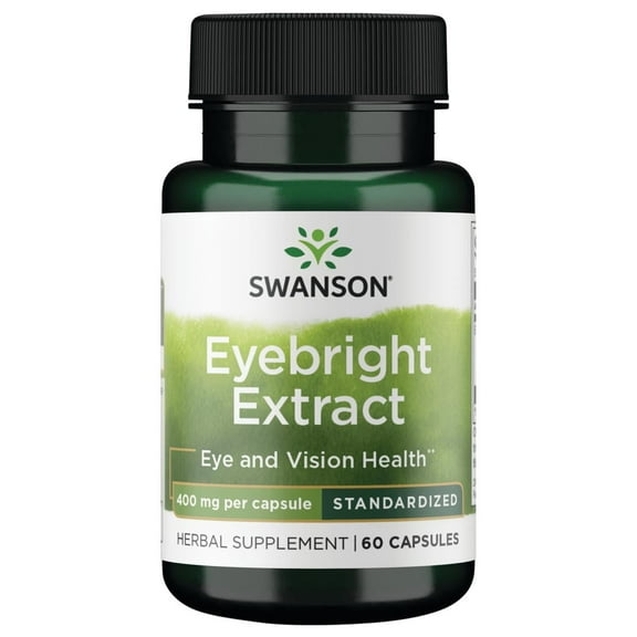Swanson Eyebright Extract 400 mg 60 Capsules