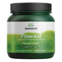Swanson FiberAid - Larch Tree Arabinogalactan (AG) Powder - Fiber Drink Mix Promoting Digestive Health and Supports Gastrointestinal Health - (8.8oz)