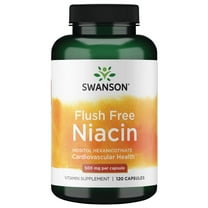 Swanson Flush Free Niacin 500 Milligrams 120 Capsules