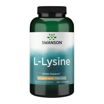 Swanson Free-Form L-Lysine 500 mg 300 Capsules