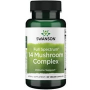 Swanson Full Spectrum 14 Mushroom Complex 60 Vegan Caps