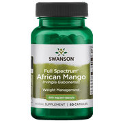 Swanson Full Spectrum African Mango (Irvingia Gabonensis) 400 mg 60 Capsules