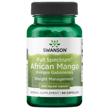 Swanson Full Spectrum African Mango (Irvingia Gabonensis) 400 mg 60 Capsules