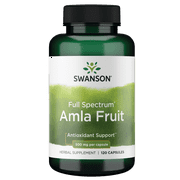 Swanson Full Spectrum Amla Fruit (Indian Gooseberry) 500 mg 120 Capsules