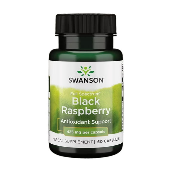 Swanson Full Spectrum Black Raspberry 425 mg 60 Capsules