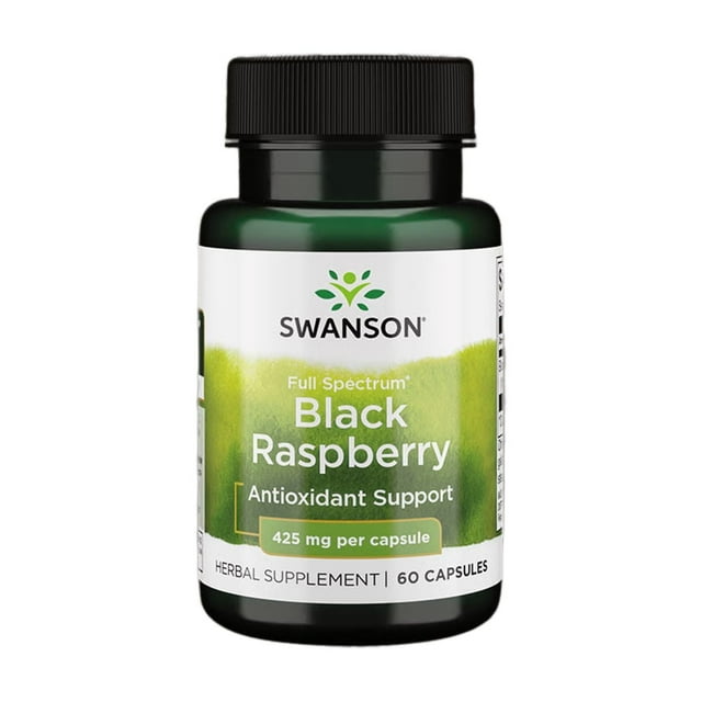 Purple Raspberry Poster Swanson Black Raspberry 60 caps | Omega oils for ecommerce - Walmart ...
