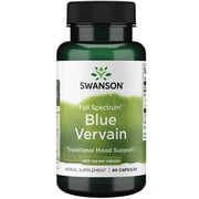 Swanson Full Spectrum Blue Vervain 400 mg 60 Capsules