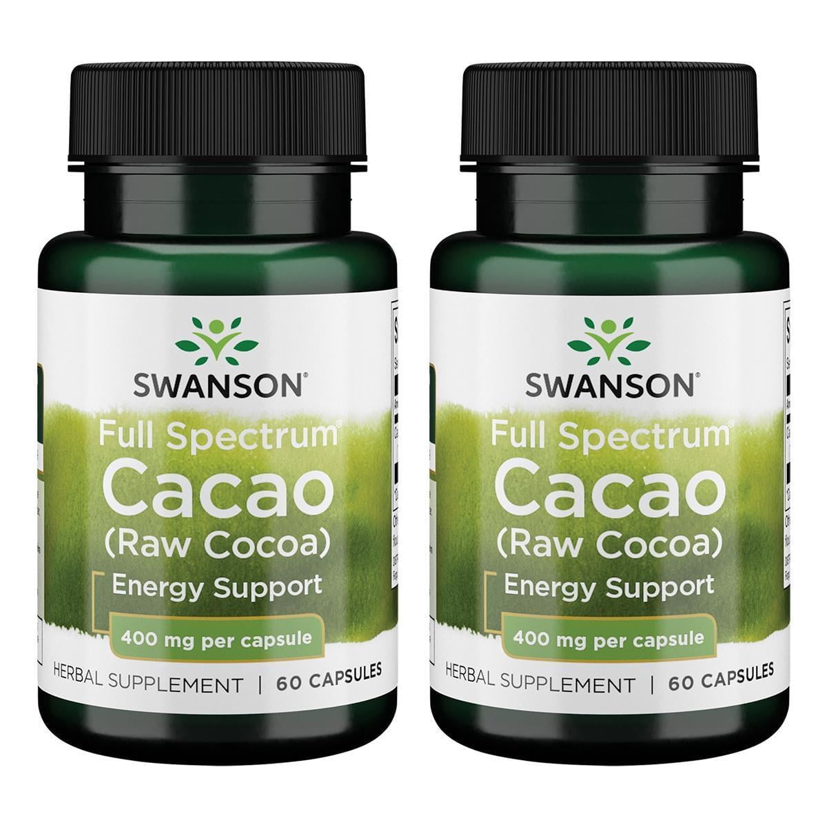 Swanson Full Spectrum Cacao (Raw Cocoa) - Herbal Supplement Promoting ...