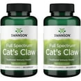 thumbnail image 1 of Swanson Full-Spectrum Cat's Claw - Herbal Supplement Promoting Digestive Health & Immune System Support - Natural Formula Supporting Joint Health - (100 Capsules, 500mg Each) (2 Pack), 1 of 8
