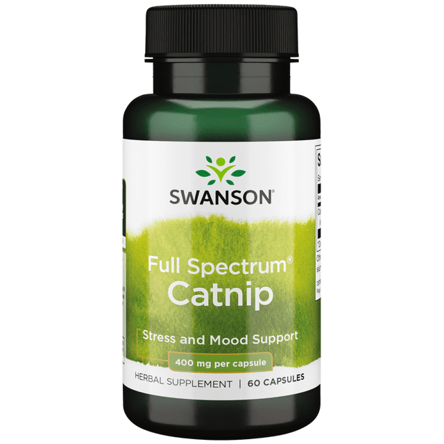 Swanson Full Spectrum Catnip 400 mg 60 Capsules - Walmart.com