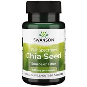 Swanson Full Spectrum Chia Seed 400 mg 60 Capsules