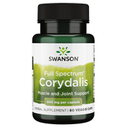 Swanson Full Spectrum Corydalis 400 mg 60 Veggie Capsules