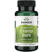 Swanson Full Spectrum Cramp Bark 500 mg 60 Caps