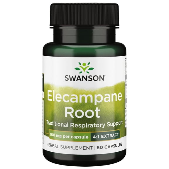 Swanson Full Spectrum Elecampane Root (4:1) 100 mg 60 Capsules