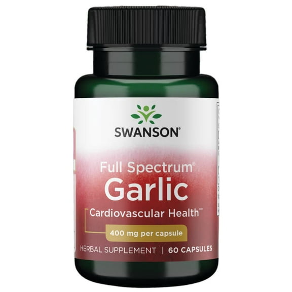 Swanson Full Spectrum Garlic (Cloves) 400 mg 60 Capsules