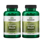 Swanson Full Spectrum Ginger Root 540 mg 100 Caps 2 Pack