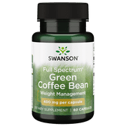 Swanson Full Spectrum Green Coffee Bean 400 mg 60 Capsules