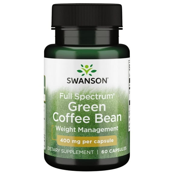 Swanson Full Spectrum Green Coffee Bean 400 mg 60 Capsules