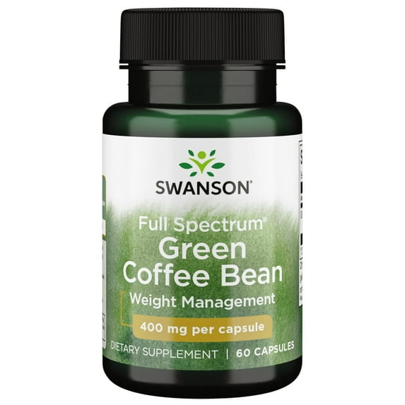 Swanson Full Spectrum Green Coffee Bean 400 mg 60 Capsules
