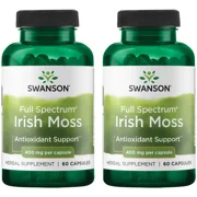 Swanson Full Spectrum Irish Moss 400 Milligrams 60 Capsules 2 Pack